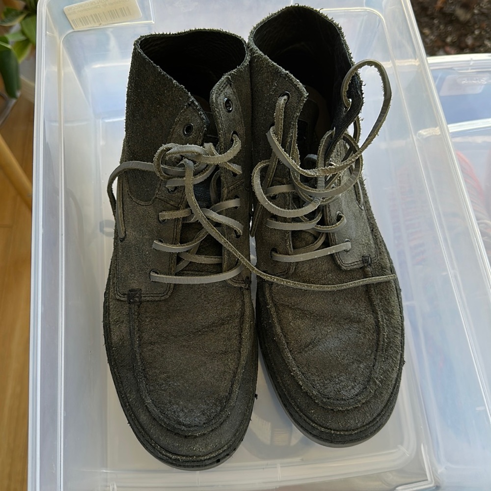 Ugg lace up boots black